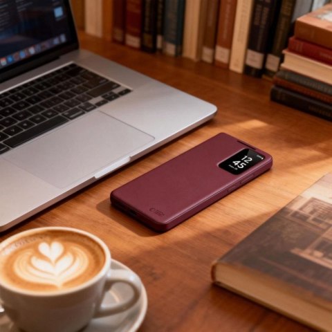 Etui Tech-Protect Smart Wallet na Samsung Galaxy A57 5G - bordowe Tech-Protect