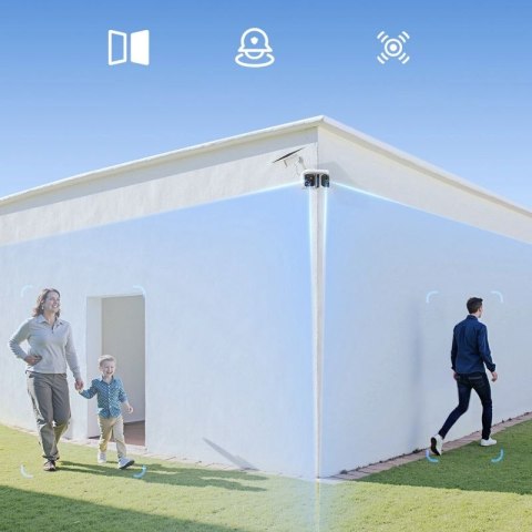 Kamera zewnętrzna Baseus Security X1 Pro Dual Camera 3K - biała Baseus