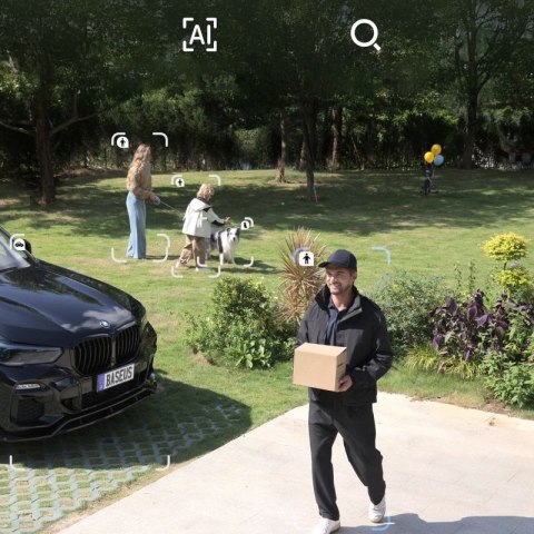 Kamera zewnętrzna Baseus Security X1 Pro Dual Camera 3K - biała Baseus