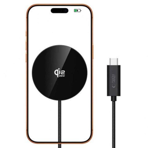 Ładowarka bezprzewodowa Tech-Protect A50 MagSafe 25W QI2.2 - czarna Tech-Protect