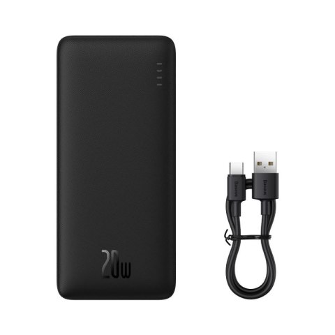 Powerbank Baseus Airpow Fast Charge 20W 30000mAh z kablem USB-C - USB-C 30cm - czarny Baseus
