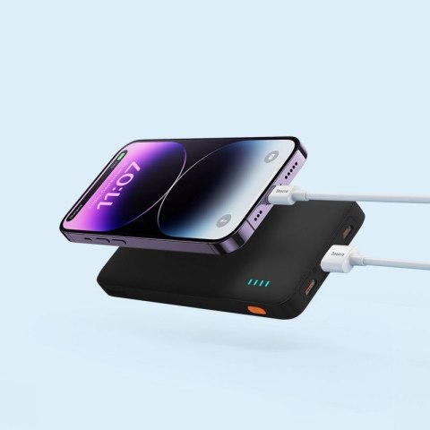 Powerbank Baseus Airpow Fast Charge 20W 30000mAh z kablem USB-C - USB-C 30cm - czarny Baseus