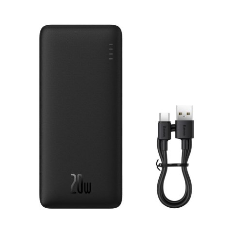 Powerbank Baseus Airpow Fast Charge 20W 30000mAh z kablem USB-C - USB-C 30cm - czarny Baseus