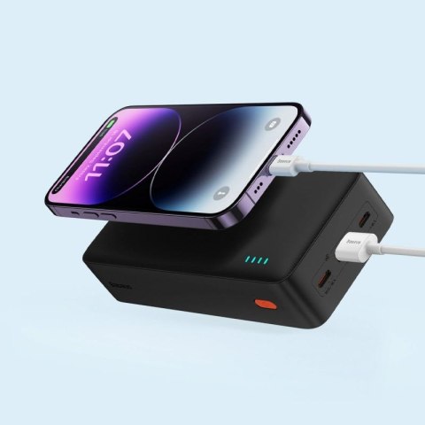 Powerbank Baseus Airpow Fast Charge 20W 30000mAh z kablem USB-C - USB-C 30cm - czarny Baseus