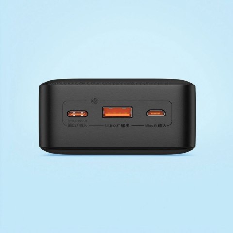 Powerbank Baseus Airpow Fast Charge 20W 30000mAh z kablem USB-C - USB-C 30cm - czarny Baseus