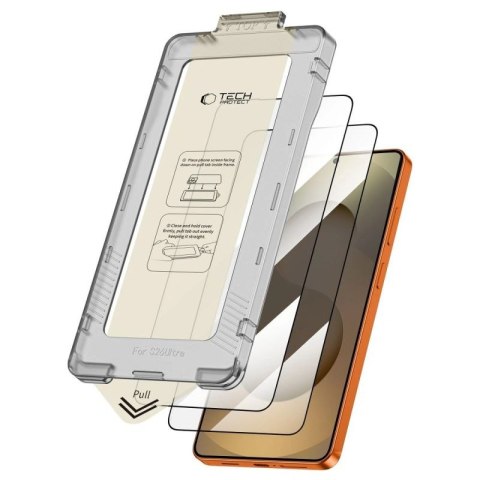 Szkło hartowane Tech-Protect Quick Set+ 2-Pack na Samsung Galaxy S26 Ultra - czarne Tech-Protect
