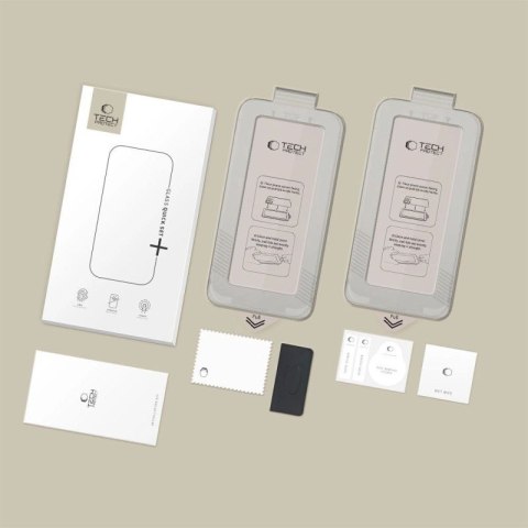 Szkło hartowane Tech-Protect Quick Set+ 2-Pack na Samsung Galaxy S26+ - czarne Tech-Protect