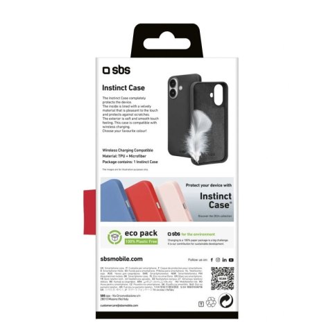 Etui SBS Instinct na iPhone 16 - czarne SBS