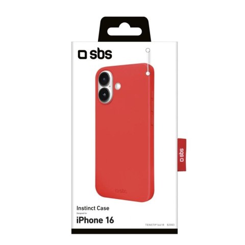 Etui SBS Instinct na iPhone 16 - czerwone SBS