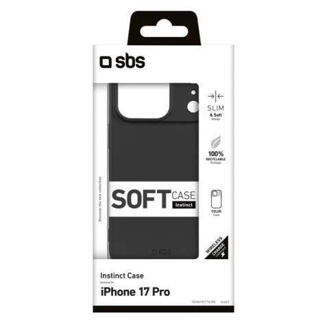 Etui SBS Instinct na iPhone 17 Pro - czarne SBS