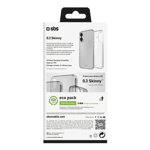 Etui SBS Skinny Cover na iPhone 16 - przezroczyste SBS