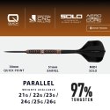 Rzutki Harrows WOLFRAM TRINITY 97% steeltip Harrows
