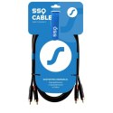 SSQ RCARCA2 - kabel 2xRCA- 2xRCA 2 metrowy SOUND STATION QUALITY (SSQ)