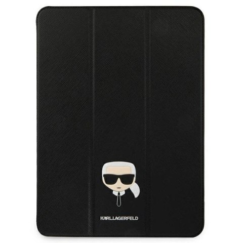 Etui Karl Lagerfeld Saffiano Karl Head Book Cover na iPad Pro 11" - czarne Karl Lagerfeld