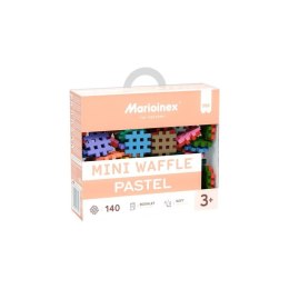 Klocki konstrukcyjne Marioinex Mini Waffle, 140 elementów pastelowe Marioinex