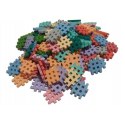 Klocki konstrukcyjne Marioinex Mini Waffle, 140 elementów pastelowe Marioinex