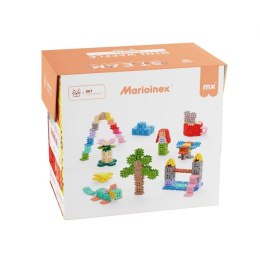 Klocki konstrukcyjne Marioinex Mini Waffle, 300 elementów pastelowe Marioinex