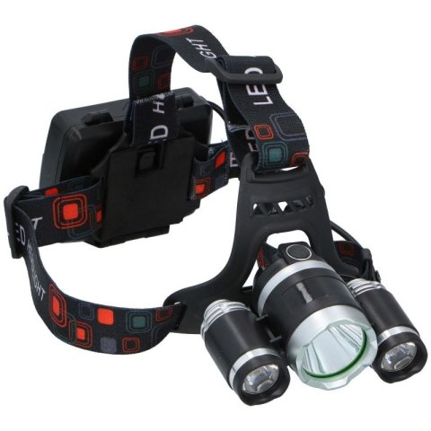 LATARKA CZOŁOWA TURYSTYCZNA DELUXE 1 LED i 2 COB GRUNDIG Grundig