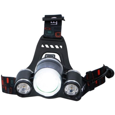 LATARKA CZOŁOWA TURYSTYCZNA DELUXE 1 LED i 2 COB GRUNDIG Grundig