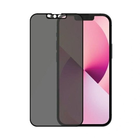 Szkło hartowane PanzerGlass E2E Microfracture na iPhone 13 Mini Case Friendly CamSlider Privacy Antibacterial - czarne PanzerGlass