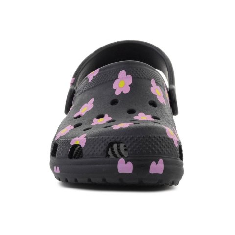 CROCS CLASSIC FLOWERR CLOG K BLACK 212670-001 Crocs