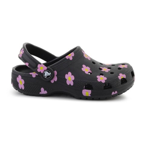 CROCS CLASSIC FLOWERR CLOG K BLACK 212670-001 Crocs