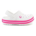 CROCS CROCBAND KIDS CLOG T WHITE/PINK CRUSH 207005-6WU Crocs
