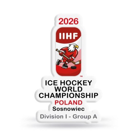 Magnes akrylowy IIHF MŚ IA Sosnowiec 2026