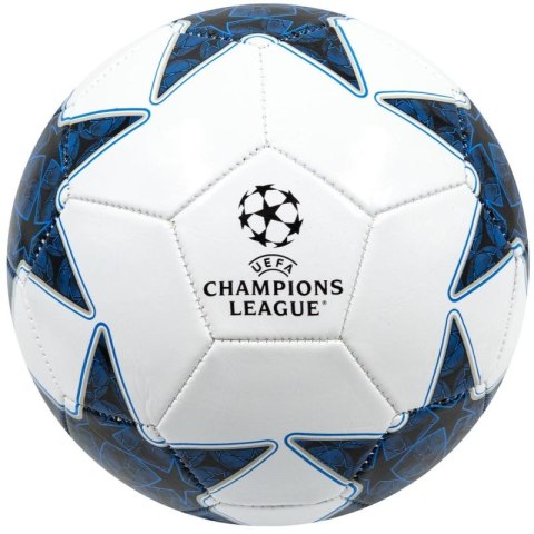 PIŁKA NOŻNA UCL WHITE/BLUE R.5