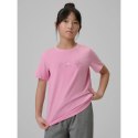 T-shirt regular z nadrukiem dziewczęcy 4F 4FJRSS26TTSHF3455-56S 4f