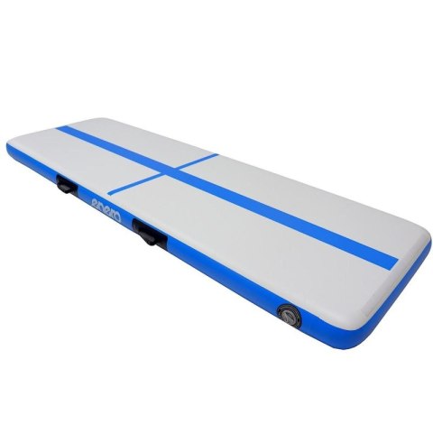 AIR TRUCK MATERAC GIMNASTYCZNY MATA ŚCIEŻKA AKROBATYCZNA 300X100X15CM POMPKA ELEKTRYCZNA NIEBIESKA Enero