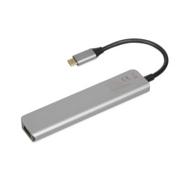 IBOX HUB USB IUH3SL4K SLIM USB3.2 HDMI 4K PD100W IBox