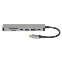 IBOX HUB USB IUH3SL4K SLIM USB3.2 HDMI 4K PD100W IBox