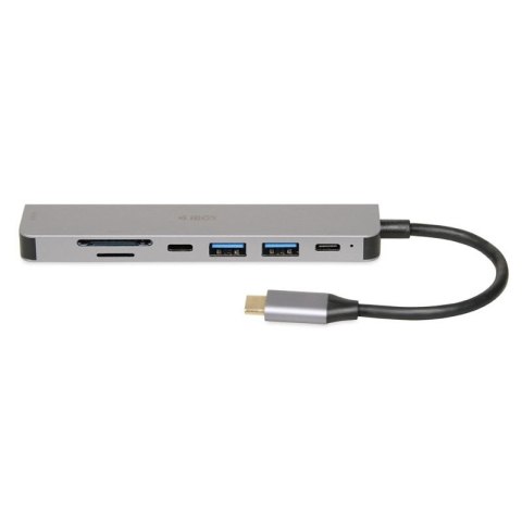 IBOX HUB USB IUH3SL4K SLIM USB3.2 HDMI 4K PD100W IBox