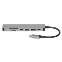 IBOX HUB USB IUH3SL4K SLIM USB3.2 HDMI 4K PD100W IBox