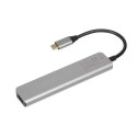IBOX HUB USB IUH3SL4K SLIM USB3.2 HDMI 4K PD100W IBox