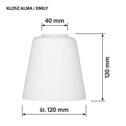 Klosz do lampy EMILY Activejet