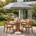 PARASOL OGRODOWY 220CM SZARY PROGARDEN