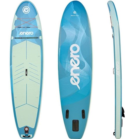 ZESTAW - DESKA SUP 150KG DMUCHANA ENERO 320x81x15CM Enero