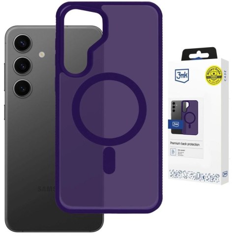 Etui 3mk Smoke MagCase na Samsung Galaxy S25 - fioletowe 3mk Protection