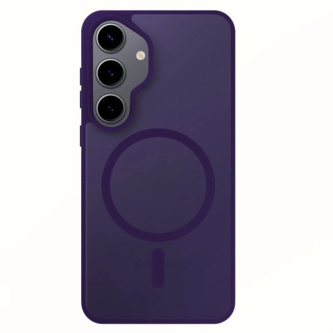 Etui 3mk Smoke MagCase na Samsung Galaxy S25 - fioletowe 3mk Protection