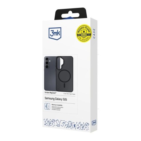 Etui 3mk Smoke MagCase na Samsung Galaxy S26 - szare 3mk Protection