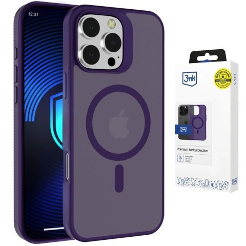 Etui 3mk Smoke MagCase na iPhone 16 Pro - fioletowe 3mk Protection