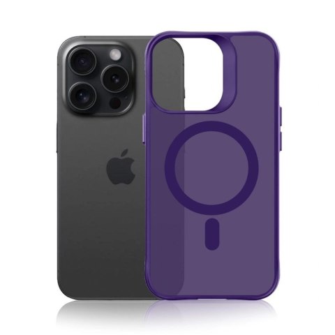 Etui 3mk Smoke MagCase na iPhone 16 Pro - fioletowe 3mk Protection
