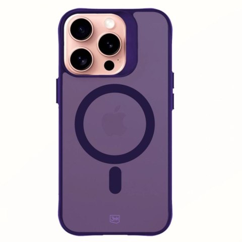 Etui 3mk Smoke MagCase na iPhone 16 Pro - fioletowe 3mk Protection