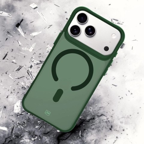 Etui 3mk Smoke MagCase na iPhone 17 Pro Max - zielone 3mk Protection