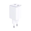 Ładowarka sieciowa 3mk Hyper Charger PD 45W QC4+ PPS 2C Super-Fast Charge 2.0 - biała