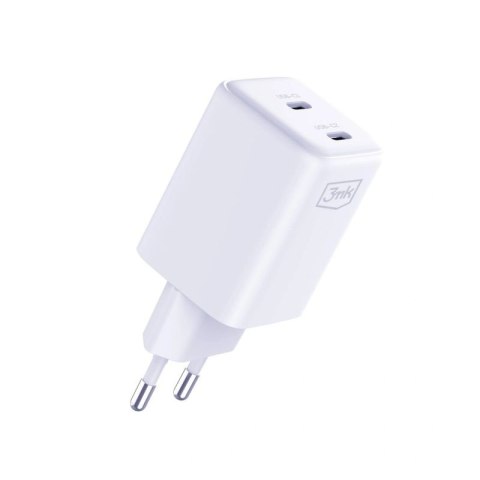 Ładowarka sieciowa 3mk Hyper Charger PD 45W QC4+ PPS 2C Super-Fast Charge 2.0 - biała