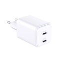 Ładowarka sieciowa 3mk Hyper Charger PD 45W QC4+ PPS 2C Super-Fast Charge 2.0 - biała