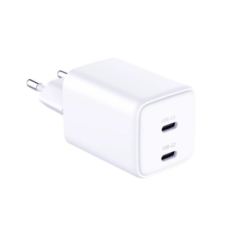 Ładowarka sieciowa 3mk Hyper Charger PD 45W QC4+ PPS 2C Super-Fast Charge 2.0 - biała